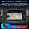 A car's dashboard with a central display showing a backup camera view. Anteprima dell’immagine prodotto