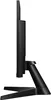Side view of a black computer monitor on a stand, against a white background. Produktbild-Vorschau