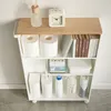 Étagère de toilette sur roulettes Métal et bois Slim Voir les images du produit 20