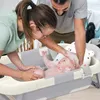 JOIEYOU Dětská vanička Skládací dětská vanička s rámem, Náhled obrázku produktu 3
