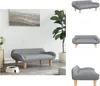 A collage of images showing a grey dog bed from different angles, with one image showing it in a room setting with a plant and artwork. Podgląd zdjęcia produktu