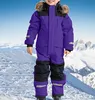 ASKSA Kinder Unisex Skianzug Verdickt Warm Skioverall Produktbild-Vorschau 2