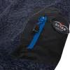 XXL Brigg Fleecejacke in Strickoptik navy melange Produktbild-Vorschau 3