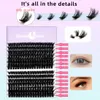 INF DIY Wimpernverlängerung 60D Falsche Wimpern Flauschig Produktbild-Vorschau 4