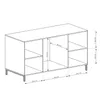 AX LIVING Berlinette 2 Kleider Kommode, Sideboard Produktbild-Vorschau 5