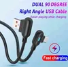USB-C Kabel 90° Winkel LED Ladekabel Typ A-C Produktbild-Vorschau 10