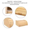 Brotkasten Holz Natur Groß 38x28x18 cm – Traditioneller Produktbild-Vorschau 3