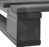 vidaXL Paletová posteľ Grey z masívnej borovice 120 × 200 Náhľad obrázku produktu 5