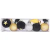 Pompon und Kugel Anhänger Gold/Silber 6er Set für Produktbild-Vorschau 2