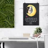 Mr. & Mrs. Panda Bild Pinguin Mond DIN A0 - Kreidetafel - Produktbild-Vorschau 2
