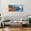 Bilder auf glas - Meer Sommer Blume - 100x40cm - Glasbilder Produktbild-Vorschau 6