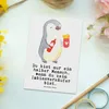 Mr. & Mrs. Panda Postkarte Imbissverkäufer Herz - Weiß - Produktbild-Vorschau 2
