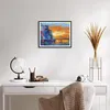 Gerahmtes Poster - Schwarzer Rahmen - Stadt Brücke pastos - Produktbild-Vorschau 6