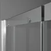 140x80 cm Eckdusche mit Schiebetür und Seitenwandanschlag Produktbild-Vorschau 3