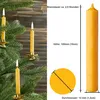20 Baumkerzen naturgelb 100x13mm  100% Bienenwachs Produktbild-Vorschau 5