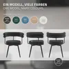 ML-Design Esszimmerstühle drehbar 6er Set Dunkelgrau Produktbild-Vorschau 6