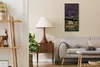 Wandkunst Leinwand Bild Uhr 30x60 Gemälde Stadt Gebäude Produktbild-Vorschau 3