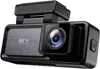 A black dual-channel dashcam with a 4K Ultra HD label and WiFi symbol. Produktbild-Vorschau