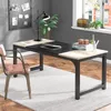 A modern home office setup with a desk, chair, and accessories. Anteprima dell’immagine prodotto