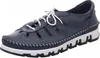 Gemini Damen Sneaker Leder Cutouts sportliche Schnürschuhe Produktbild-Vorschau 6