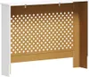 vidaXL Kryt radiátora biely 112 × 19 × 81,5 cm MDF Náhľad obrázku produktu 6