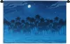 MuchoWow® Wandteppich Wandbehang Sternenhimmel - Palme - Produktbild-Vorschau 1