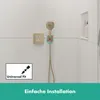 hansgrohe FixFit E raccord mural, avec support de douche, Anteprima dell’immagine prodotto 3