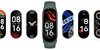 Inteligentní náramek M7 Smart Band 7 Black, moderní fitness Náhled obrázku produktu 1
