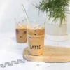 2er Set Trinkgläser, Cafe Latte Gläser LATTE & BLUMEN  Produktbild-Vorschau 2