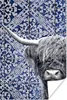 MuchoWow® Poster Delfter Blau - Schottischer Highlander - Produktbild-Vorschau 1
