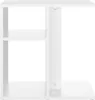 A white, modern-looking shelving unit or TV stand against a white background. Anteprima dell’immagine prodotto