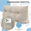 Cuscino per schienale ELONEO largo 100 cm, cuscino a cuneo Anteprima dell’immagine prodotto 3