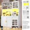Küchenschrank (130 x 45 x 180 cm), hoher Küchenschrank, Produktbild-Vorschau 1