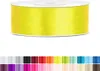 Satinband 25mm Gelb - 25 Meter Rolle Geschenk- & Produktbild-Vorschau 1