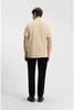 Polo BOSS Prime Regular Fit in cotone marrone chiaro a 2 Anteprima dell’immagine prodotto 4