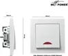 Schalter McPower "Flair", 250V/10A, UP, weiß mit Produktbild-Vorschau 3