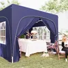 Outsunny Pavillon 3x3m wasserabweisend Stabil Winterfest Produktbild-Vorschau 9
