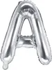 Ballon argenté 35cm lettre A Voir les images du produit 1