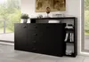 Designová komoda KIBOU se šuplíky a nástavce - matná černá Náhled obrázku produktu 4