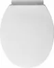 A top-down view of a white toilet seat. Náhled obrázku produktu