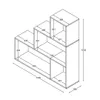 VCM Holz Stand Treppenregal Stufenregal Standregal Produktbild-Vorschau 4