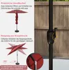 Parasol COSTWAY résistant au vent, parasol de jardin 300 cm Voir les images du produit 6