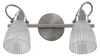 Lindby Bad-Wandleuchte Kara, 31 cm, 2-flg., Glas, IP44, G9 Produktbild-Vorschau 3