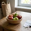 MISKA DREWNIANA BUKOWA 18 cm na owoce przekąski ręcznie Podgląd zdjęcia produktu 7