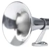 Klakson Fanfare 640mm Chrom 12-24V Universell Lautstark Produktbild-Vorschau 3