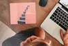 MuchoWow® Mauspad Mousepad Treppe - Architektur - Rosa - Produktbild-Vorschau 3