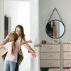 Komoda Relaxdays, bambus, 4 szuflady z tkaniną, przedpokój, Podgląd zdjęcia produktu 3