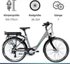 Zündapp E-Bike Z503 City 26 Zoll 7-Gang 522 Wh grau grün Produktbild-Vorschau 4