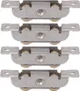 4 PIÈCES Ensemble de roulettes pour porte coulissante en Voir les images du produit 4