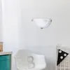 Applique de salle de bain semi plafond E27 verre blanc Voir les images du produit 4